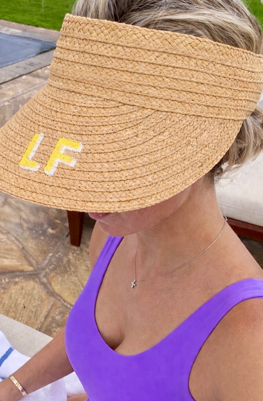 Monogrammed Sun Hat