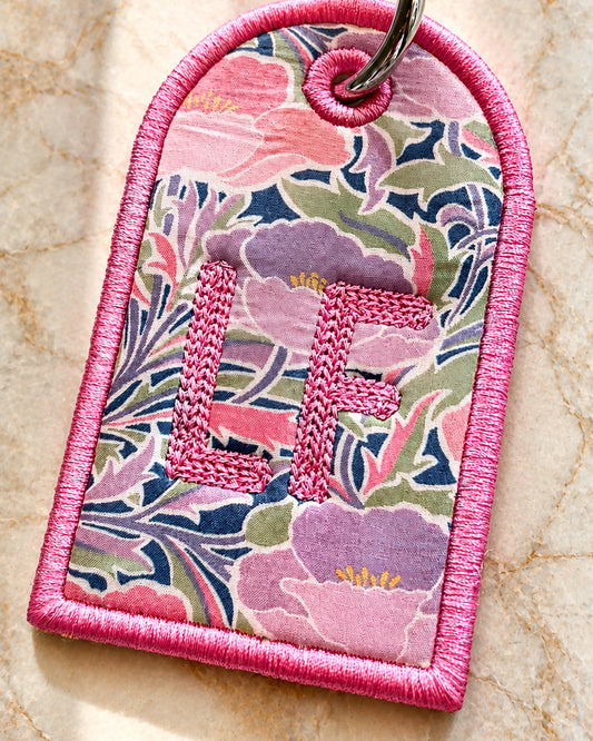 Floral Bag Tag