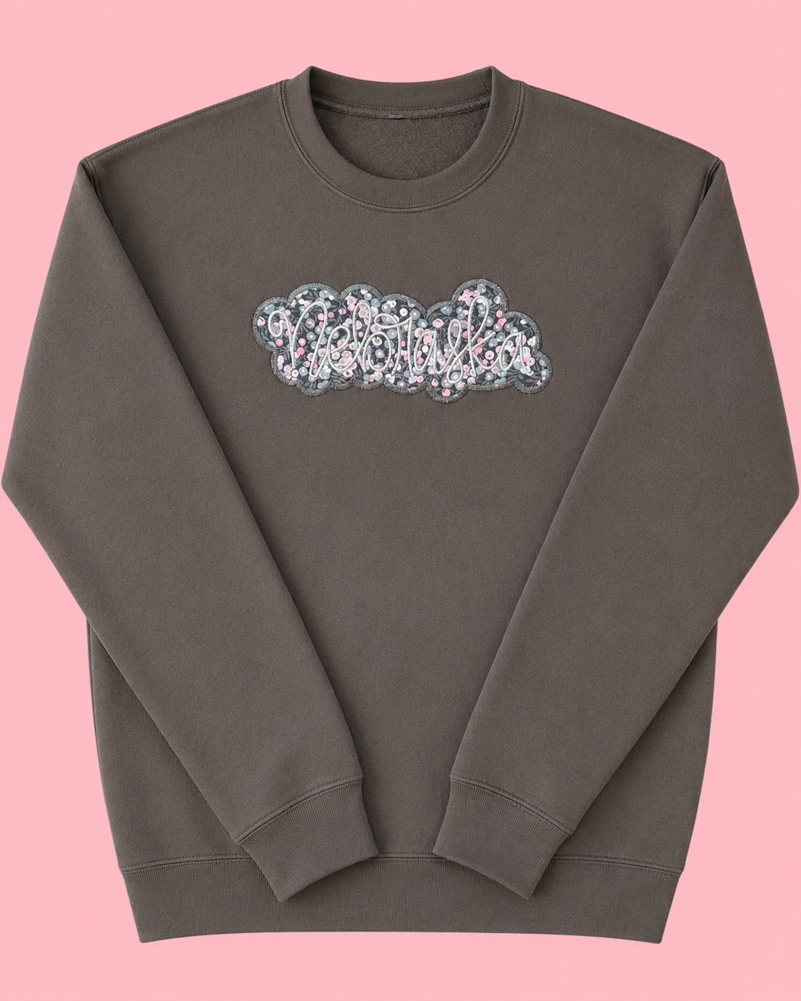Gray Nebraska Sweatshirt - Studio Sample