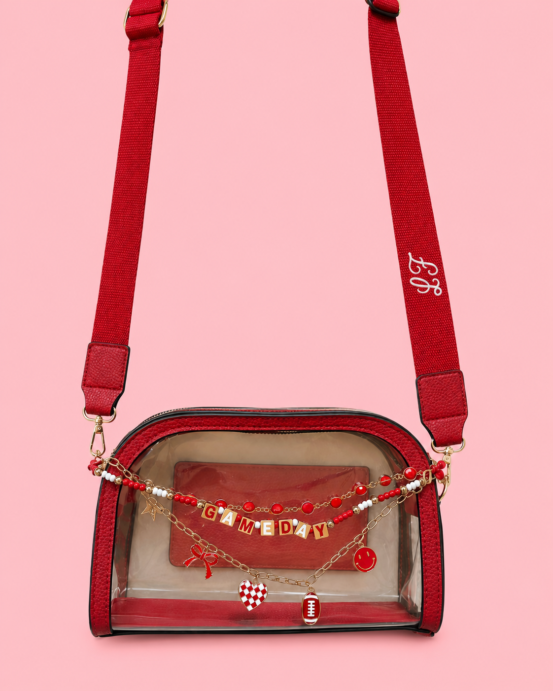 Custom Stadium Clear Crossbody Bag