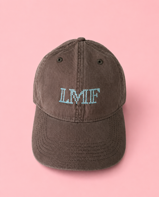 Monogram Cross Stitch Hat