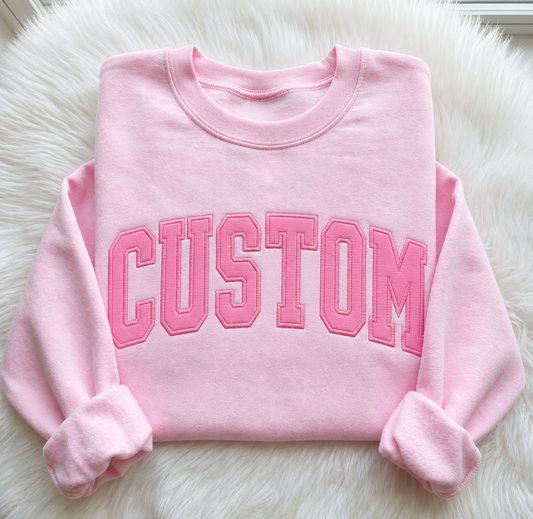 Custom Applique Sweatshirt